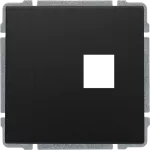KOS 66 Pokrywa do gniazda Keystone CZARNY