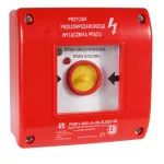 RĘCZNY PRZYCISK URUCHAMIANIA PWP1 2LED Z MŁOTECZKIEM PWP1-W01-A-10-2LED10\M
