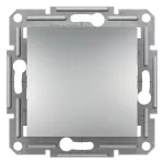 Asfora, zaślepka, bez ramki, aluminium