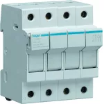 Modułowa podstawa bezpiecznikowa 3P+N wkł.bezp.cyl.L38 10x38mm, 32A 690VAC