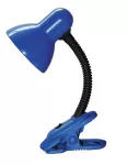 4260 Lampka Dennis na klipsie E27/40W niebieska 230V, 50Hz