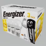 ENERGIZER BOX ŻARÓWKA LED BULB E27 1055LM 75W neutralna barwa 4000K /3szt 220° 220-240V