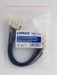 Złączka narożna z kablami do taśmy LED RGB 10mm 5050 5 szt DC12