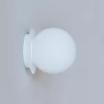 COTTON kinkiet fi160 max.1x4,8W, G9, 230V, biały sygnałowy (mat struktura) RAL 9003