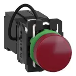Lampka sygnalizacyjna czerwona LED 400V plastikowa typowa Harmony XB5