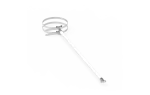 [NI V2A] Uchwyt na drążku mocowany na obejmie 750mm; fi300-500mm; do drutu fi8-10