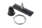 ZESTAW DO ZWIESZENIA SZYNOPRZEWODU 3-FAZOWEGO X-RAIL-MOCOWANIE SUFITOWE, LINKA 1m, MOCOWANIE 120mm, CZARNY