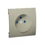 WMCW-P1x111-P013 Pokrywa gniazda wtyczkowego z uziemieniem; platynowy