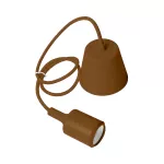 Lampa sufitowa Moderna E27 60W brązowy