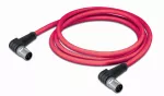 SER-C M12D-M-RA M12D-M-RA Przewód sercos 4-bieg. M12-M-AX, czerwony 756-1604/060-100