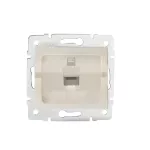 LOGI 02-1400-003 kr Gniazdo komuterowe pojedyncze (RJ45Cat 6 Jack)
