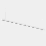 Lineal lighting system Infinite Slim Continuidad Pendant 2800mm 71.4W 4000K CRI 92 DALI-2/PUSH White IP40 7760lm BB18-73X9NMDS14