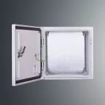 Obudowa n/t z płytą montaż PSH 252515 PROFIT 250x250x150; IP65; IK10; RAL7035, zamek herm.-D5