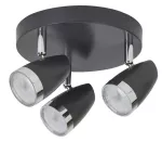 6514 Spot Karen LED 3x4W chrom, antracyt 230V, 50Hz