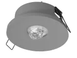 Oprawa AXP IP65/20 LED 6W 600lm (opt. koryt.) do centralnej baterii szara