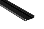 Profil LED Natynkowy SO, długość 100cm, aluminiowy, czarny anodowany