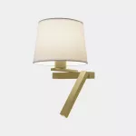 Wall fixture Hall Slim Screen Left LED E27 17.4W LED warm-white 2700K ON-OFF Matte gold 150lm 05-8512-DN-82