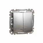 Łącznik świecznikowy z podświetleniem, Sedna Design & Elements, szczotowane aluminium