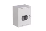 ROZDZIELNIA NRL 1F 12 Z ZAMKIEM I SZYBĄ (4-263) RAL 9003