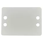Tabliczka znamionowa 63,8 x 44,8 x 0,4 mm 100szt