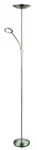 7006 Lampa stojąca Vlasta LED Chrom/satyna 3000K 1400+400Lumen 18W+5W 230V, 50Hz