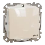 Łącznik 1-biegunowy IP44, Sedna Design & Elements, beżowy