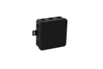 V7 Puszka elastyczna n/t 100x100x41mm IP54 12-wl klik z osł. czarna