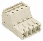 Wtyk 1-przewodowy; Push-in CAGE CLAMP®, jasnoszary 831-3207/136-000