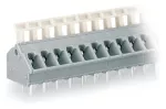 Złączka do płytek drukowanych przycisk 2,5 mm² RM 5/5,08 mm 7-bieg, szara 256-407