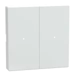 KNX klawisz do 2-kr. modułu przyciskowego biały active System M