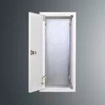 Rozdzielnica n/t z płytą montaż. RZ 10NN z płytą 432x213x175; IP30; RAL 9003