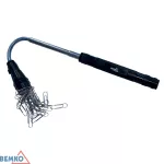 LATARKA 3 LED TELESKOPOWA Z MAGNESEM CZARNA