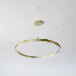 ALFREDO 1400/U wisząca DIRECT LED PHILIPS LV 88W/14000lm/3000K, 230V, kolor złota (gładki mat)