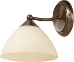 8171 Kinkiet Regina E14/40W brąz klosz kremowy 230V, 50Hz