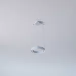 ALFREDO 415/U wisząca DIRECT LED PHILIPS LV 25W/4000lm/3000K/TD/CAS, 230V, srebrny aluminiowy (mat struktura) RAL 9006