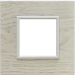 DANTE Ekskluzywne Ramka 1x WHITE OAK + biały
