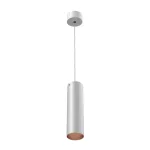 PIXO 310 wisząca max 1x50W, GU10, 230V, kolor miedzi, srebrny aluminiowy (mat struktura) RAL 9006 T068E31Wh961101