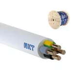 YDYżo 450/750 4x10 biały Kabel elektroenergetyczny, instalacyjny, wielożyłowy z izolacją PVC