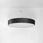 ABA PREMIUM 800 wisząca, LED PHILIPS LV 90W/11000lm/4000K/TD/CAS, 230V, czarny głęboki (mat struktura) RAL 9005