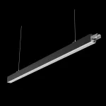 Oprawa VOLICA 2.0 LED SYSTEM LOW UGR 1686 zw/nt ED DALI 4100lm/840 PMMA opal MAT czarny 27 W