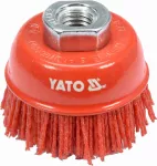 SZCZOTKA TARCZOWA 65MM M14 NYLON RED