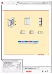 Obudowa poliestrowa - IP44/IP54, IK10, KSZ 66x80+KK daszek płaski