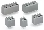 Złączka do płytek drukowanych przycisk 1,5 mm² RM 5 mm 2-bieg, szara 735-302