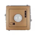 DECO Mechanizm elektronicznego czujnika ruchu złoty metalik