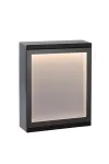 CADRA Wall Light LED 6W IP65 L16 W5 H20cm Black