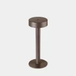Portable IP65 Orbit Rechargeable Small Hole Cover LED 1.5W LED warm-white 3000K TOUCH DIMMING Brown 109lm 10-E020-J6-CL