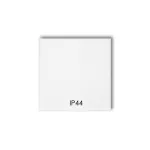 Klawisz pojedynczy do łączników IP 44 ICON, MINI, biały mat