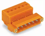 Wtyk 1-przewodowy CAGE CLAMP®, pomarańczowy 231-634/109-000