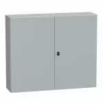 PanelSeT Obudowa wisząca S3D drzwi podwójne z płytą montażową ocynkowaną IP55 1000x 1200x 300mm