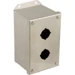 Pusta stacja kontrolna, Harmony 9001K, ze stali nierdzewnej 2 wywiercenia Ø 30
